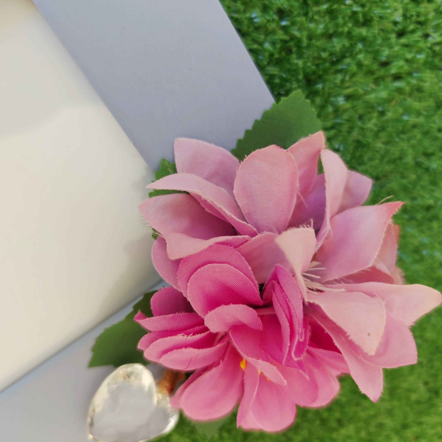 Cornice mamma in legno floral lilla