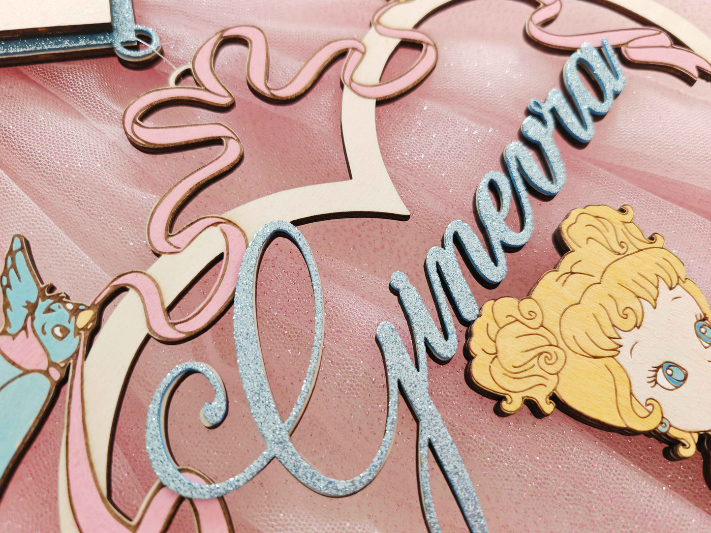 Fiocco nascita baby Cenerentola