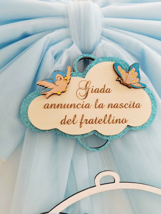 Fiocco nascita coniglietto