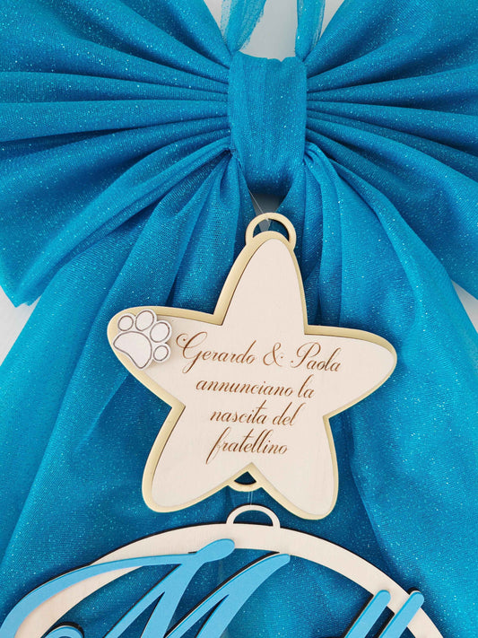 Fiocco nascita cagnolino