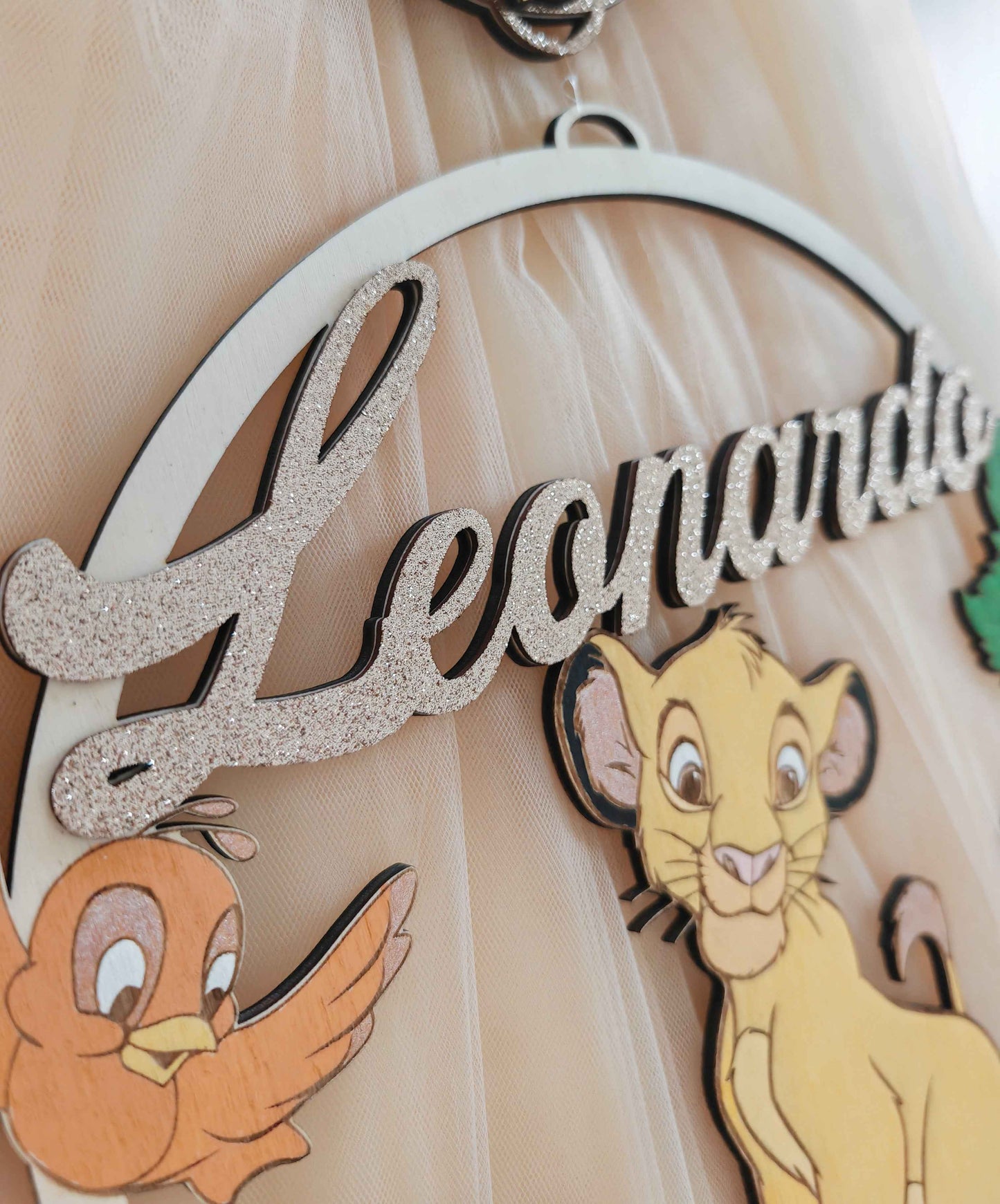 Fiocco nascita leoncino