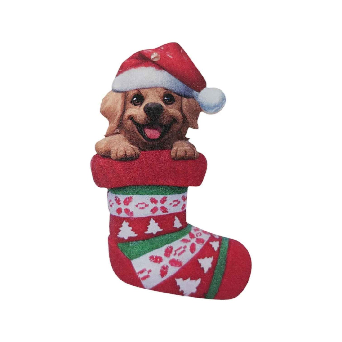 Addobbo albero cagnolino calza