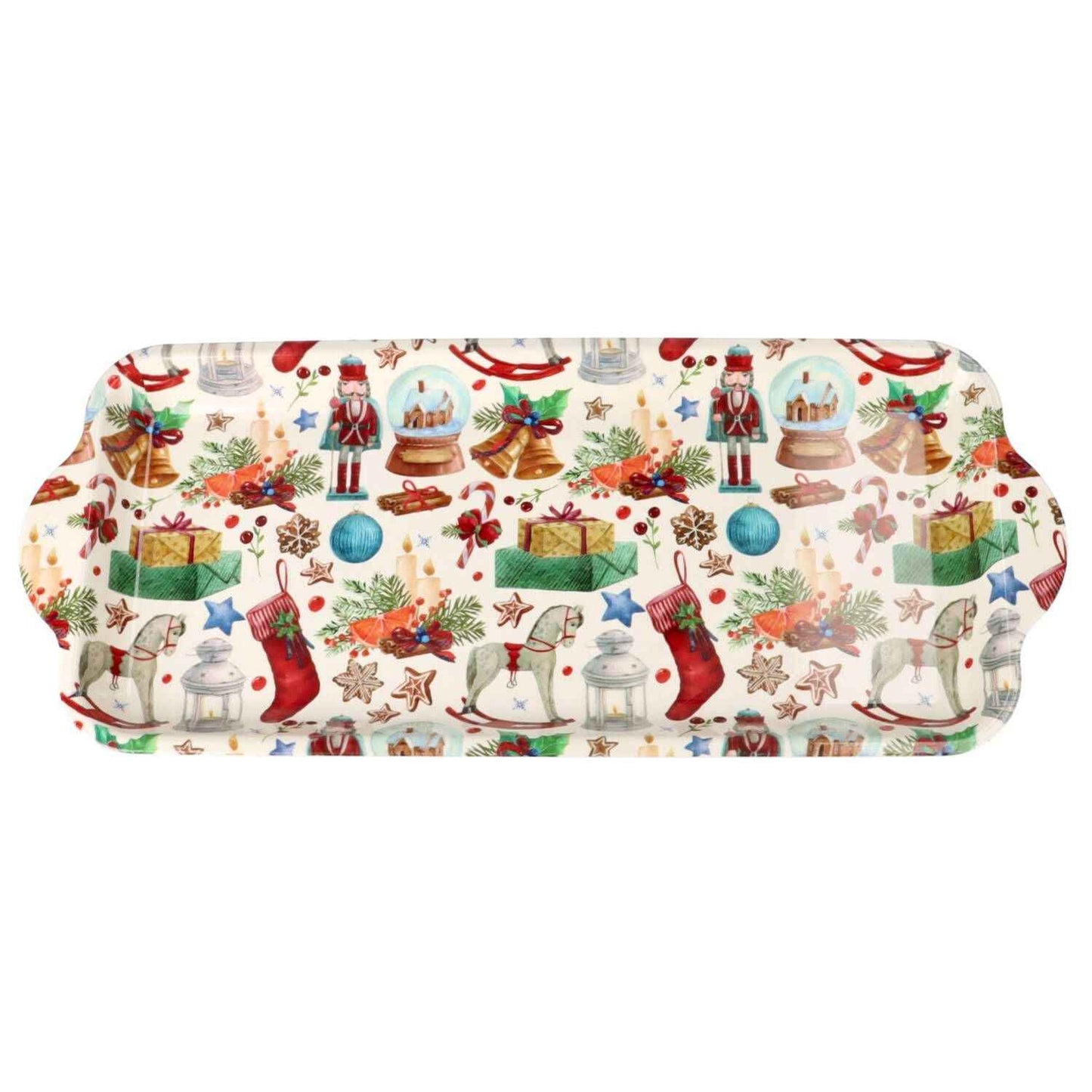 Vassoio melamina vintage toys rettangolare