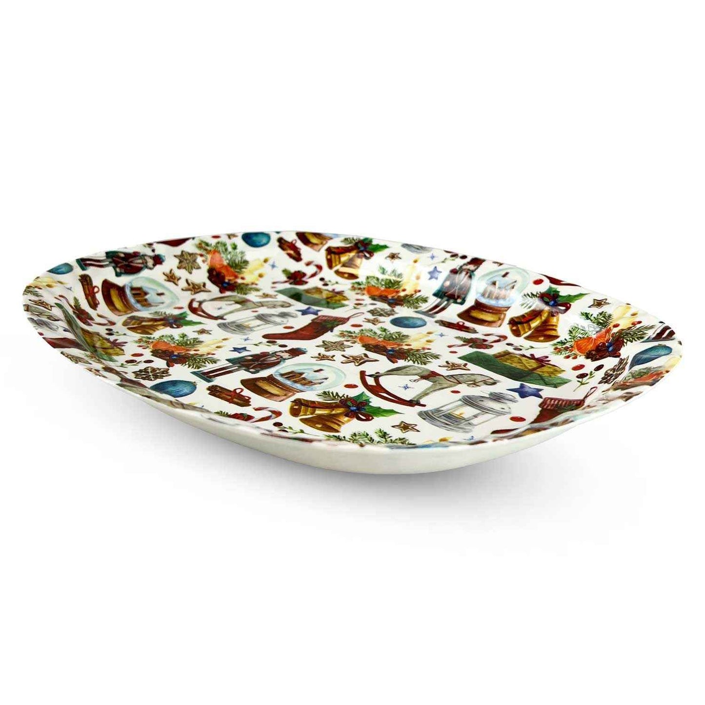 Vassoio melamina vintage toys ovale