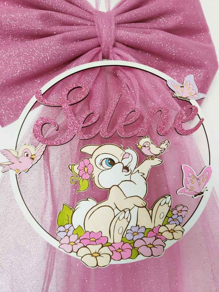 Fiocco nascita coniglietta