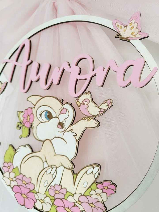 Fiocco nascita coniglietta