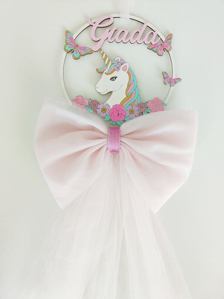 Fiocco nascita unicorno - Best Moment Decor