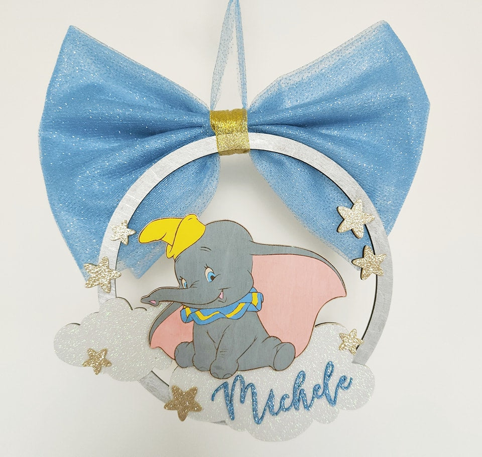 Fiocco nascita dumbo - Best Moment Decor