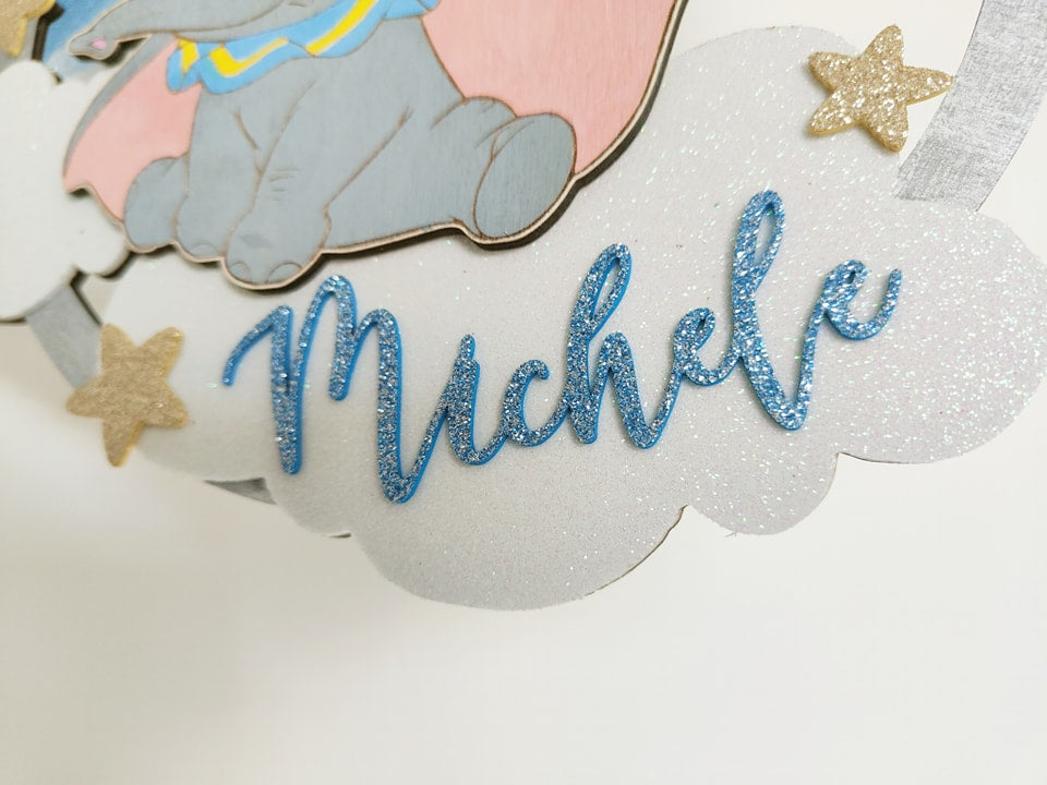Fiocco nascita dumbo - Best Moment Decor