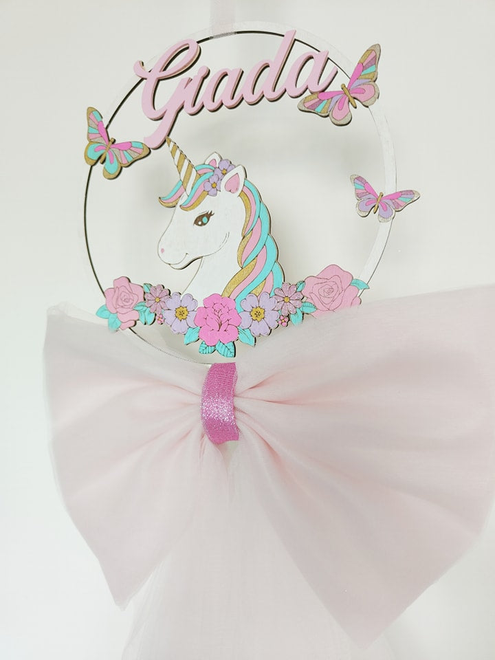 Fiocco nascita unicorno - Best Moment Decor