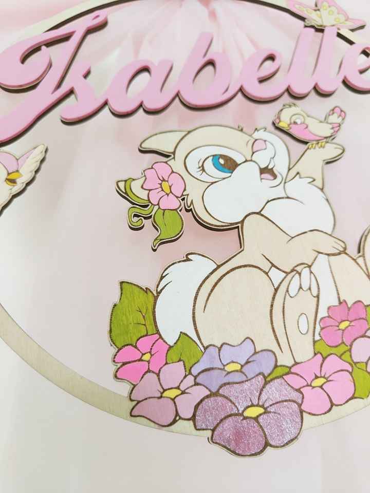 Fiocco nascita coniglietta