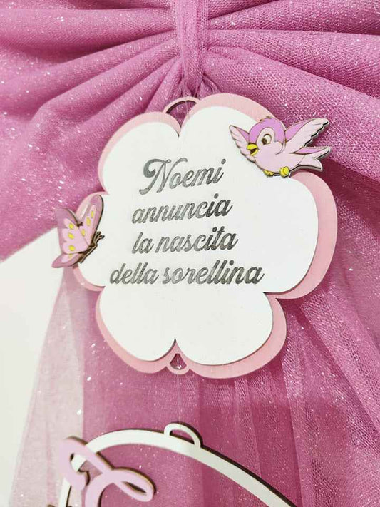 Fiocco nascita coniglietta