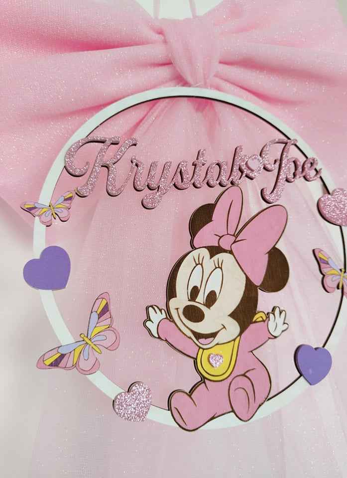 Fiocco nascita Minnie Baby