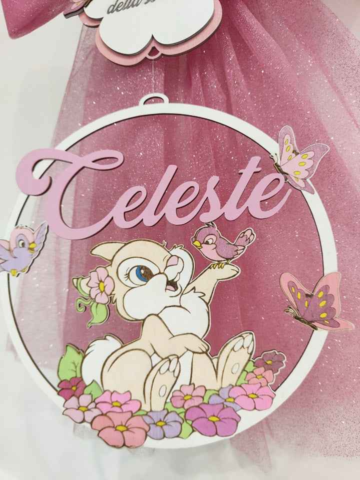 Fiocco nascita coniglietta