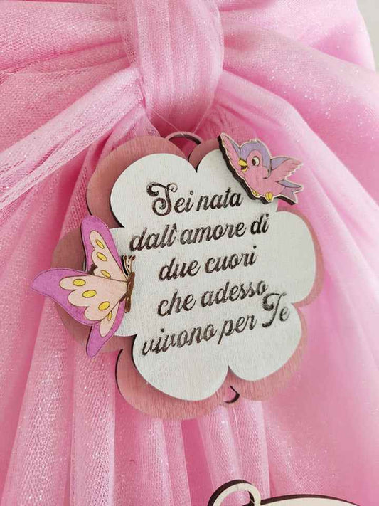 Fiocco nascita coniglietta