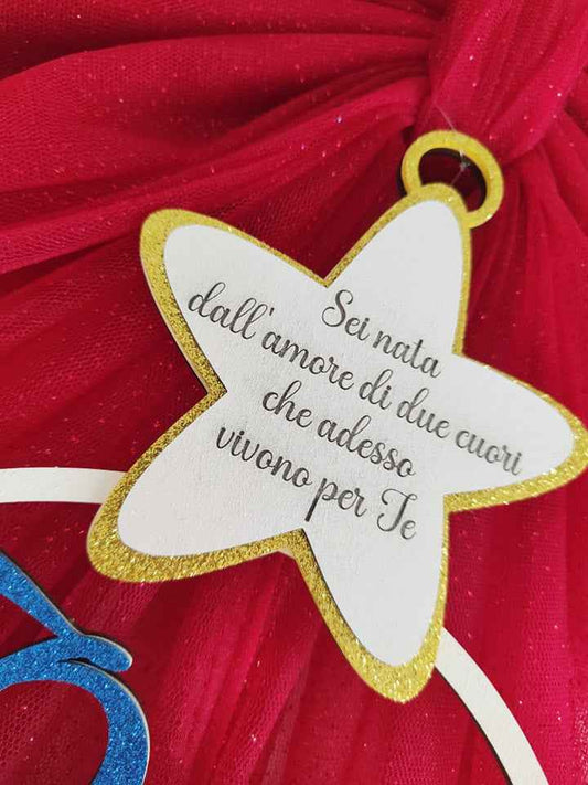 Fiocco nascita Wonder woman baby