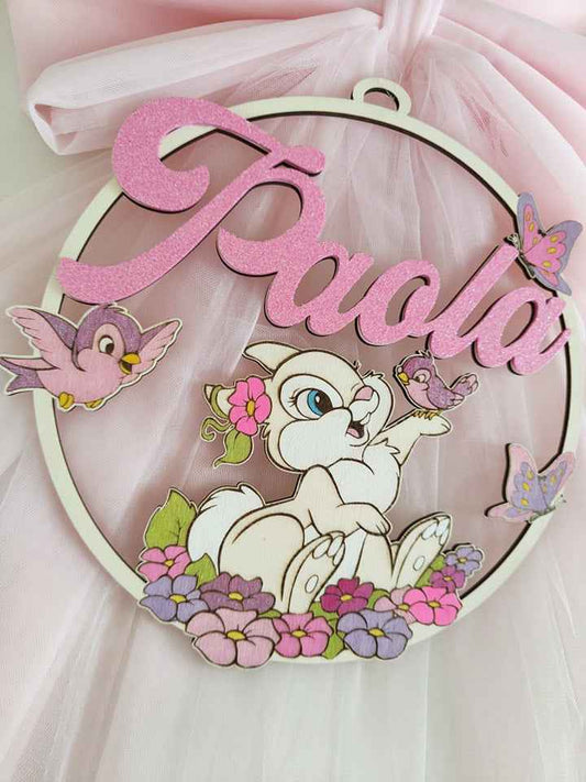 Fiocco nascita coniglietta