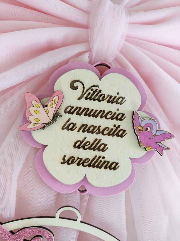 Fiocco nascita coniglietta