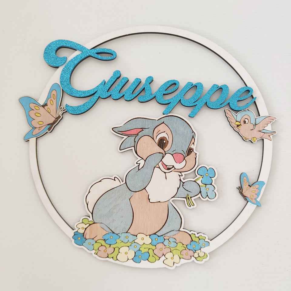 Fiocco nascita coniglietto