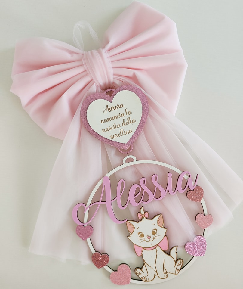 Fiocco nascita minou - Best Moment Decor