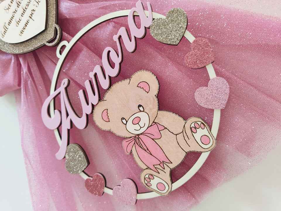 Fiocco nascita Orsetto