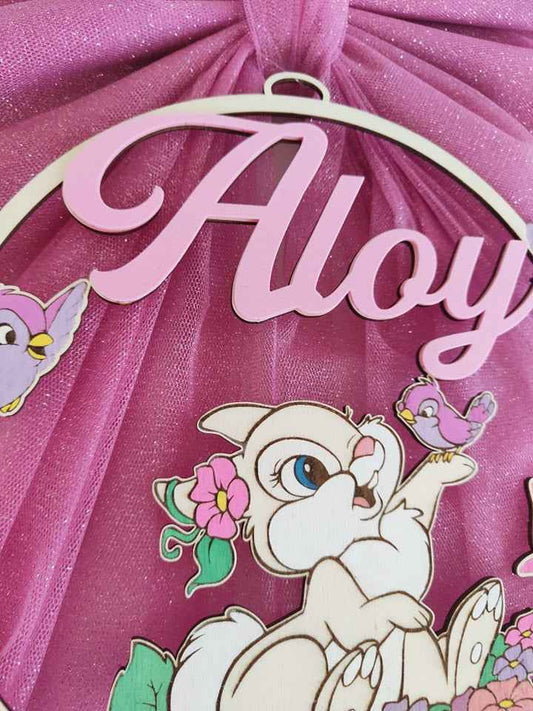 Fiocco nascita coniglietta