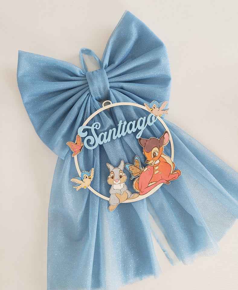 Fiocco nascita cerbiatto e coniglio