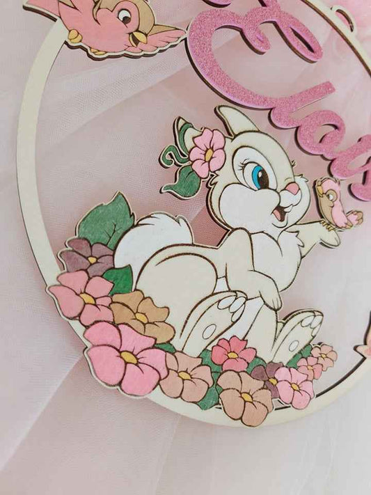 Fiocco nascita coniglietta