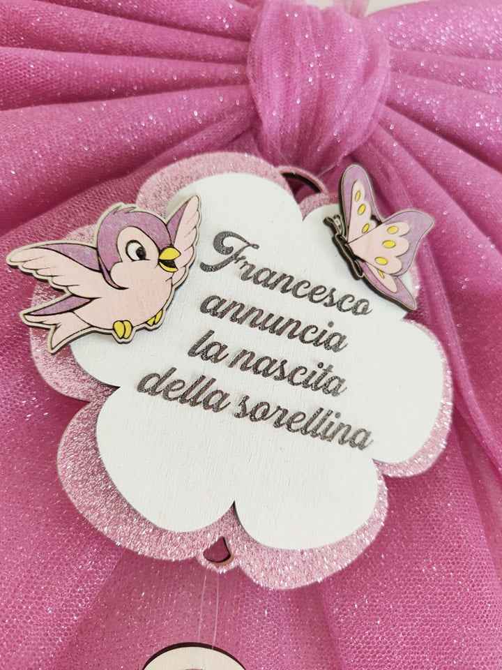 Fiocco nascita coniglietta