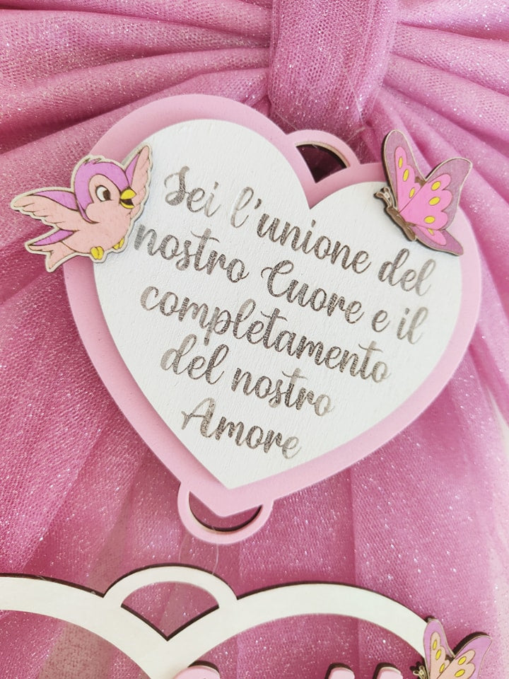 Fiocco nascita coniglietta - Best Moment Decor