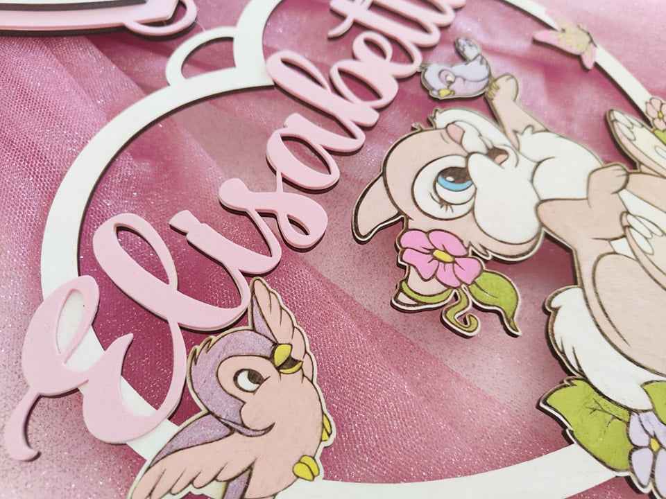 Fiocco nascita coniglietta