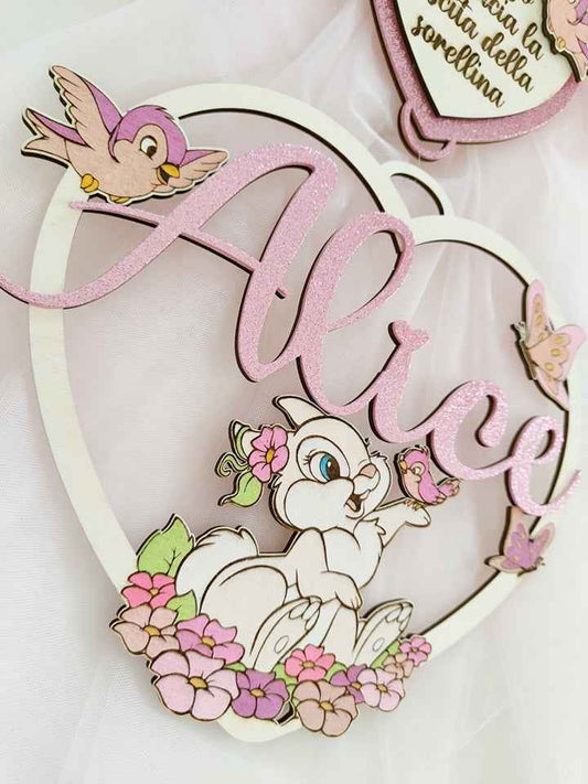 Fiocco nascita coniglietta