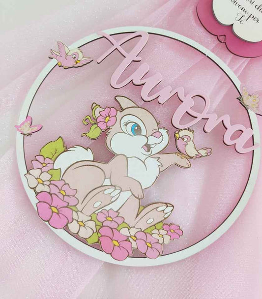 Fiocco nascita coniglietta