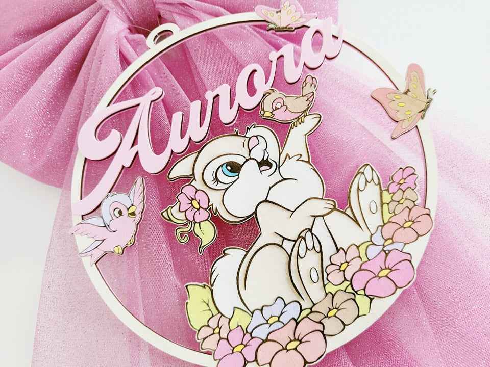 Fiocco nascita coniglietta