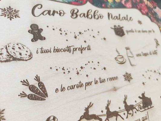 Tovaglietta in legno personalizzabile