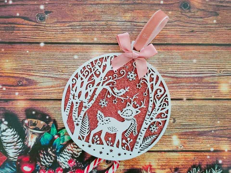 Pallina Paesaggio cerbiatto