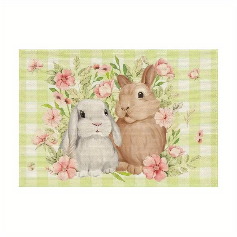 Tovaglietta Pasqua Coniglietti verde - Best Moment Decor