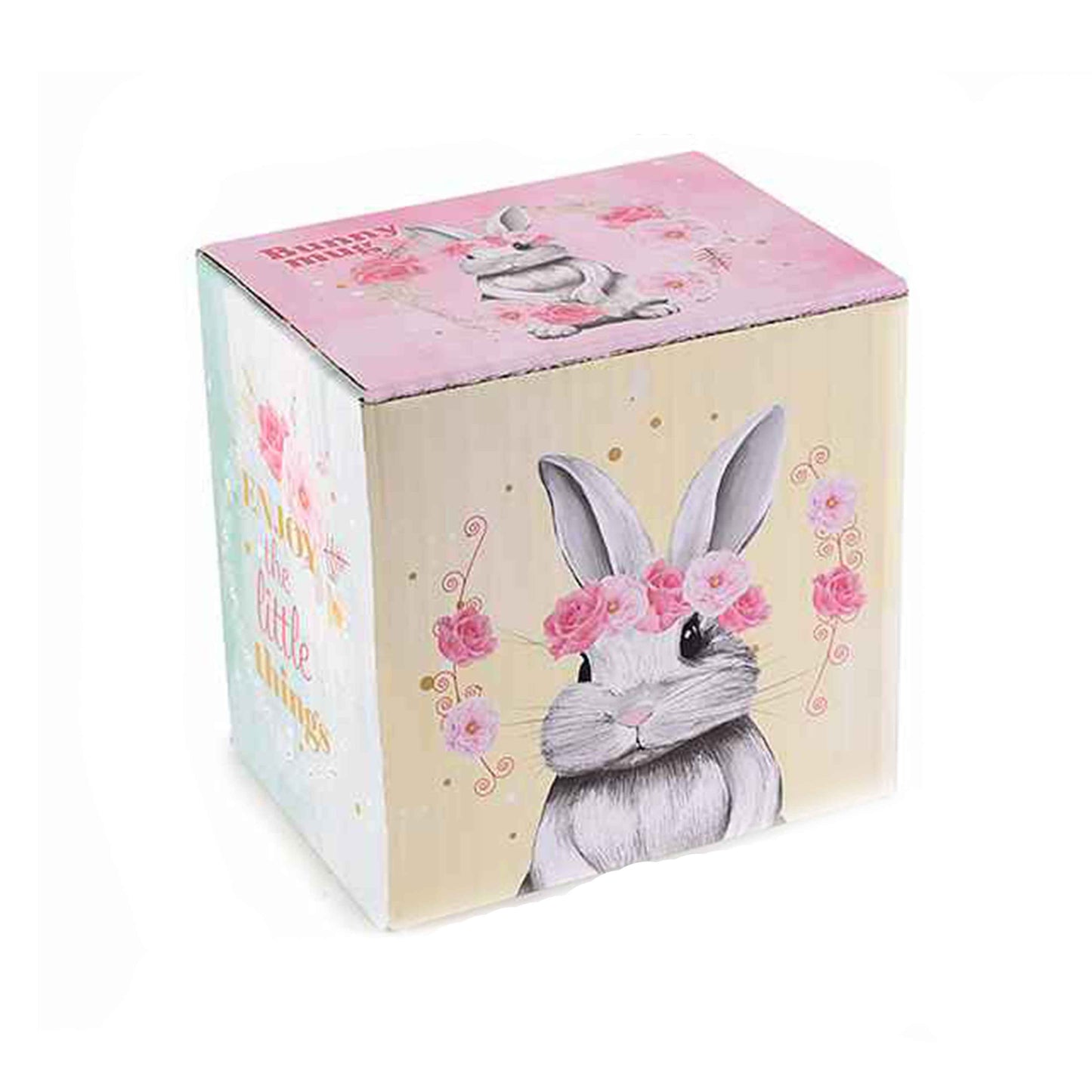 Tazza coniglietto rosa con scatola