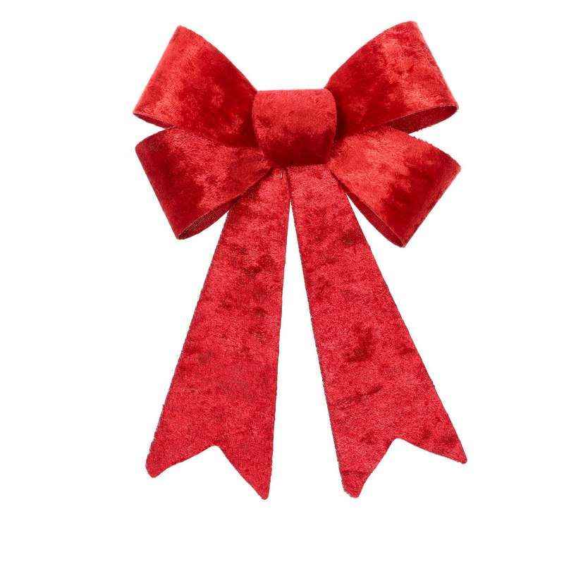 Coccarda rossa in velluto