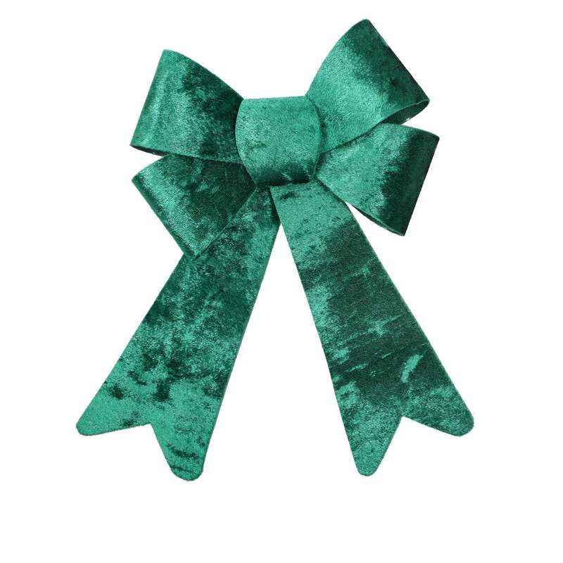 Coccarda verde in velluto