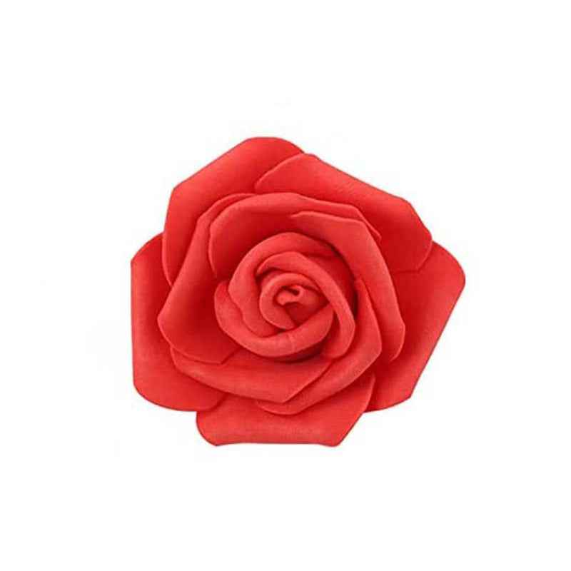 Rose schiuma set 5 pezzi rosso