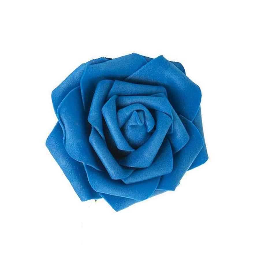 Rose schiuma set 5 pezzi blu