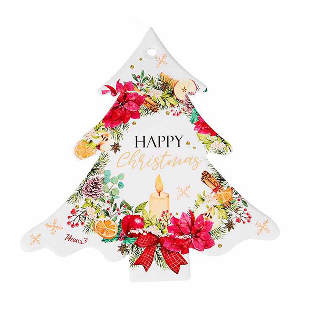 Sottopentola albero happy Christmas