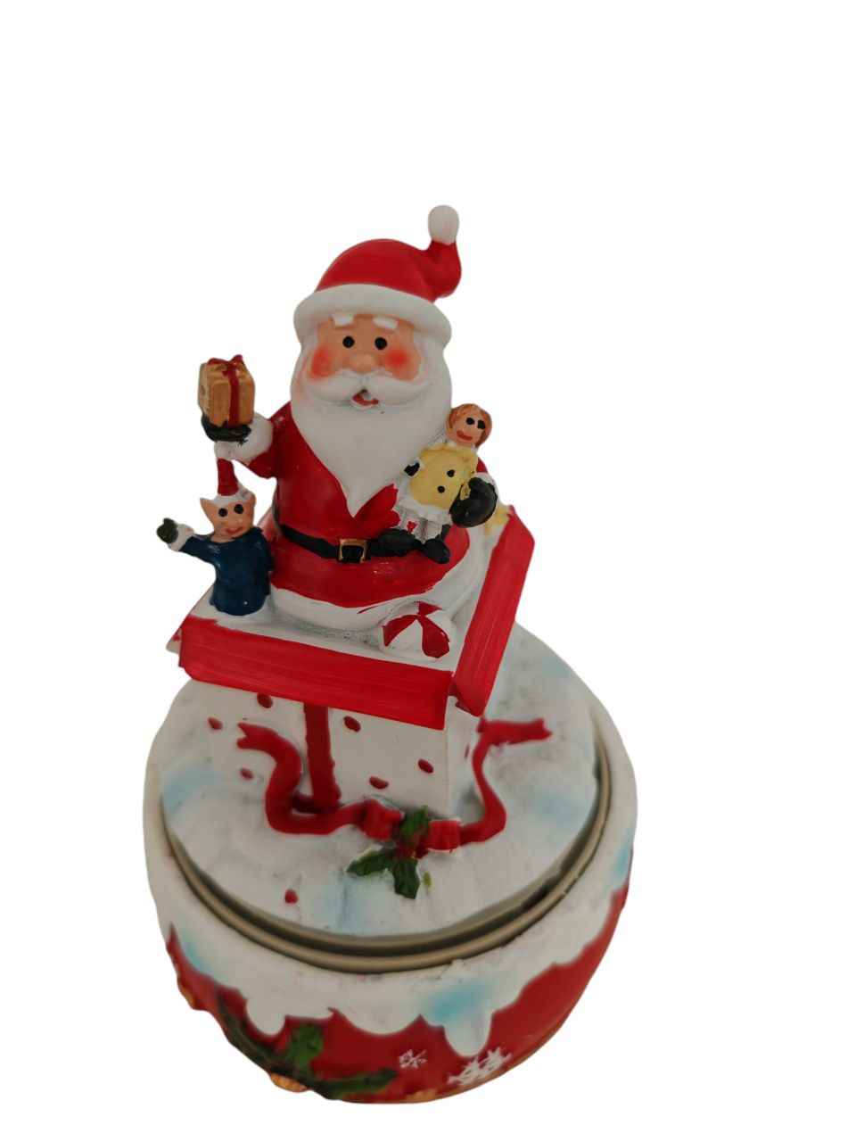 Carillon girevole Babbo e regali