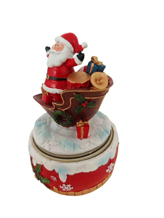 Carillon girevole Babbo Natale