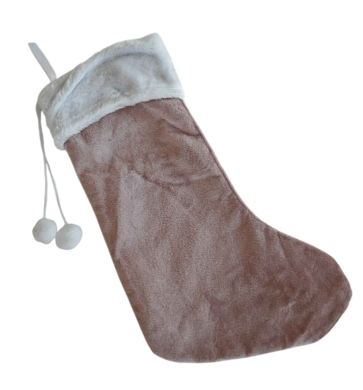 Calza cipria e bianca