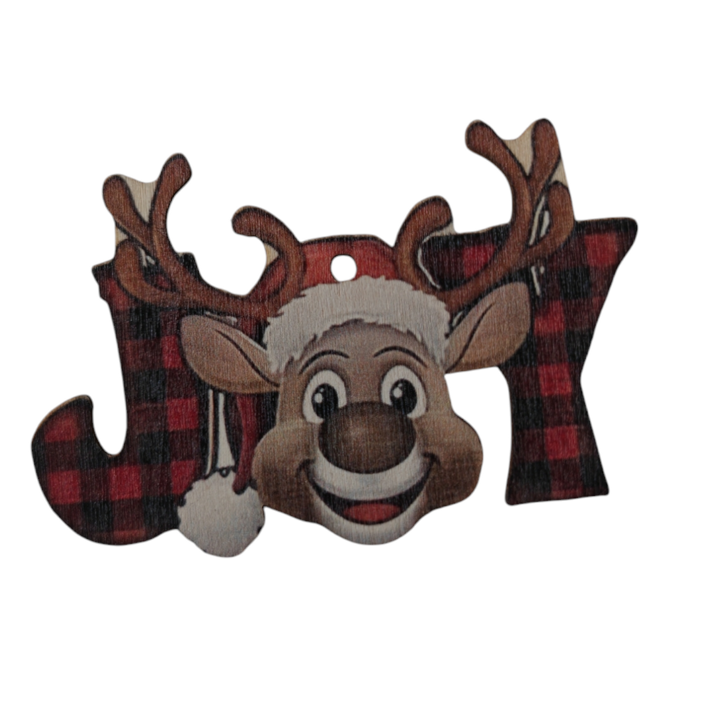 Addobbo albero in legno set 4 pezzi