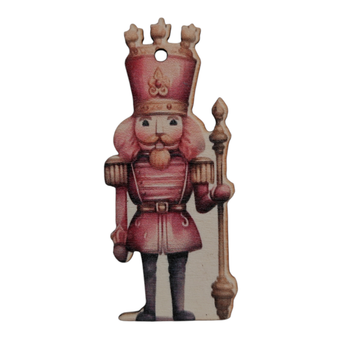 Addobbo albero in legno set 4 pezzi