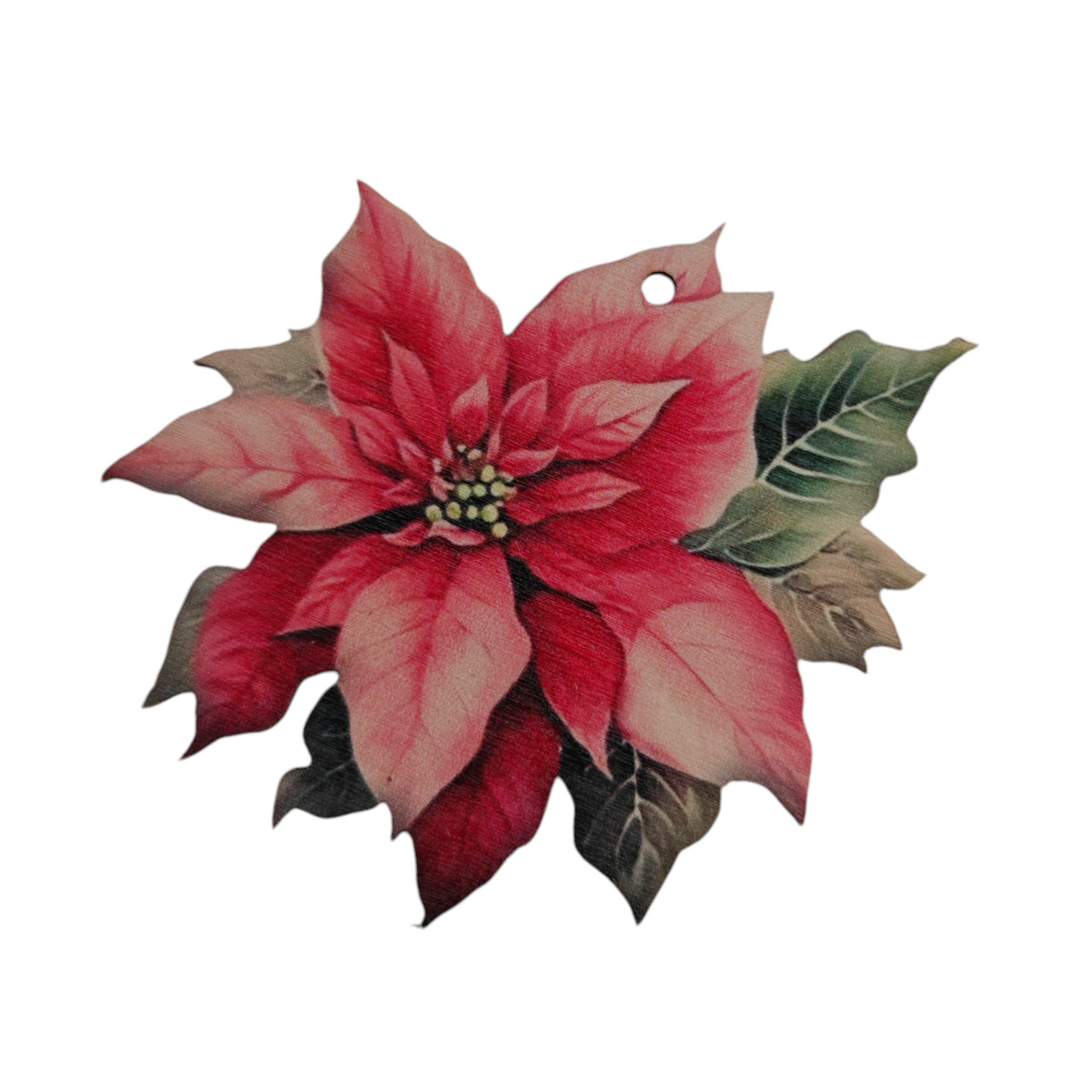 Addobbo albero in legno set 4 pezzi