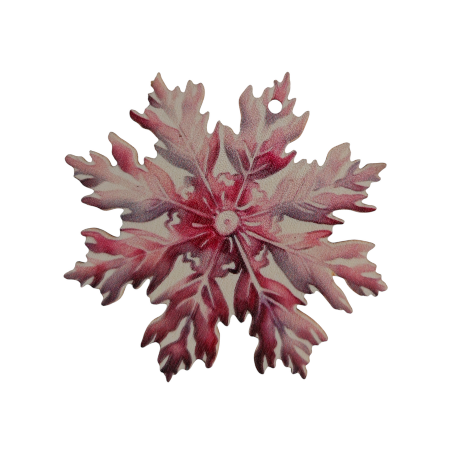 Addobbo albero in legno set 4 pezzi